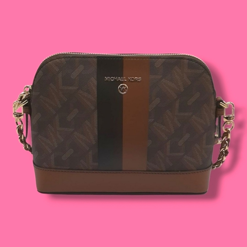 SALE! Large Michael Kors Jet Set Charm Dome Crossbody Bag
